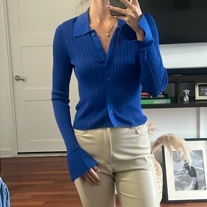 & Other Stories Blue Blouse